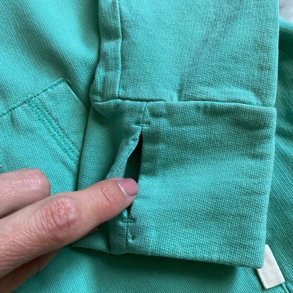 Toms X Target Lightweight Hooded Jacket Zipped Front Green Womens Size Small - Picture 6 of 9